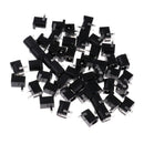 50pcs DC 3pin Black DC Power Jack Socket Connector 5.5*2.5mm