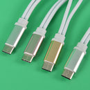 Audio Splitter Converter Adapter Cable USB Type-C To 3.5mm Jack AUX Headphone FT