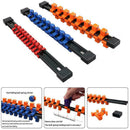 3PCS Socket Organizer | 1/4 3/8 1/2" Mountable Sliding Holder Rail Storage I1J5