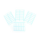 12 self-adhesive sticky white labels Writeable name stickers Blank note label HK