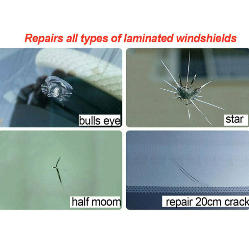 Windscreen Windshield Repair Tool Set Car Kit Wind Glass For Chip Crack DIY