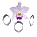 Cake Cookie Cutter StainlessSteel FOUR-C Orchid Flower Cattleya Sugar Rolled ME
