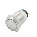 19mm 0.75 inch Dia Mounting Press Button Cambered Latching Stainless Steel