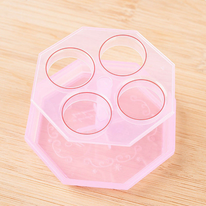 Portable Makeup Brush Mat Drying Rack Holder Scrubber Solution Kit for Girls