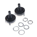 2x 1 Pole 12 Position Panel PCB Wiring Rotary Switch 18 Teeth Shaft Adjustabl Ew