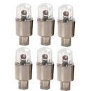 4Pcs Multicolour Car Cycling Bike LED Neon Wheel Valve Tyre Tire Cap Dust Lights