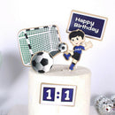 Football Happy Birthday Cake Topper Sports Theme Cartoon Kids Soccer BirthdMO