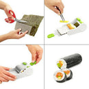 New Sushi Maker Manual DIY Push Roll Sushi Rolls Rice Vegetable Mold Sushi T Ew