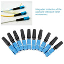 50 Pcs Embedded Sc Upc Fiber Optic Fast Connector Ftth Single-Mode Fiber Op