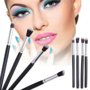 Pro 4Pcs Makeup Cosmetic Tool Eyeshadow Powder Foundation Blending Brush Se