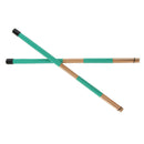 2pcs Drum Brushes Dowels Drumsticks for Drummer Drum Players Gift 40cm Green