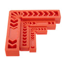 8 Packs 90 Degree Positioning Squares, Plastic Right Angle Clamps Woodworking