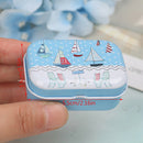 Mini tin trinket jewelry coin box tinplate storage case small-rectangular BeBly