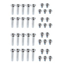 1 Set Inline Skate Wheel Screw Nail Replacement Roller Skates Nut Bolts 31mm