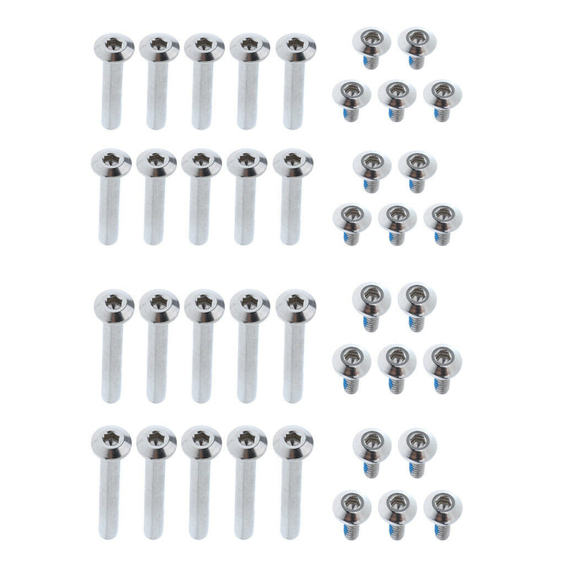 1 Set Inline Skate Wheel Screw Nail Replacement Roller Skates Nut Bolts 31mm