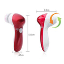 6-In-1 Electric Face Wash Brush, Multi-Function Waterproof Face Cleansing I