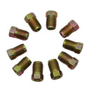 10 Packs 10mmx1mm Brake Pipe Screw Nuts For Braking Steel