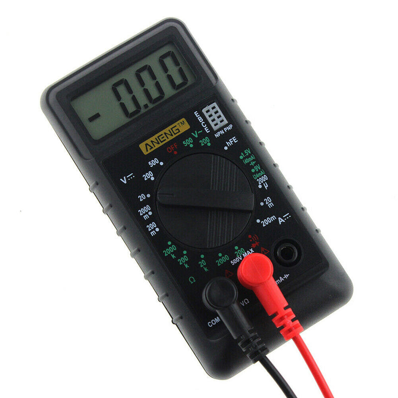 Mini Pocket DMM Digital Multi Meter OHM Test Voltmeter Ammeter with Buzzer