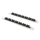 2Pcs Rubber Fishing Rod Holder 7-Rod Pole Support Stand Storage Rack Keeper