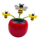 2PCS Dancing Solar Powered 3 Bumble Bee For Home Ornaments Gifts
