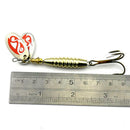 5pcs 9cm 17g Spinner Rotate Sequins Fishing Lures Artificial Fish Hook Bait