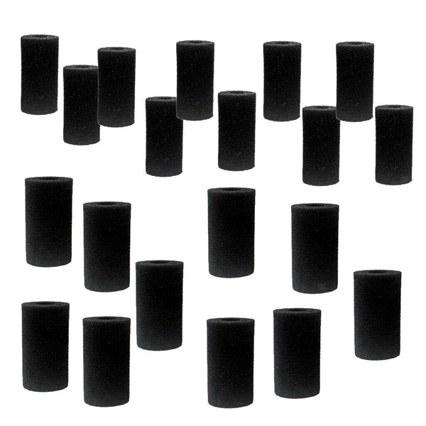 20x Black Filter Foam Biochemical Sponge Stop for Aquarium Tank Debris Small