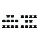 20 Pcs Motorcycle Motrobike Rubber Grommets Kit For Kawasaki