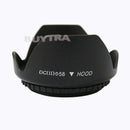 Spiral 58mm Camera Lens Hood for Canon Nikon UV Mirror Universal Black Best ES