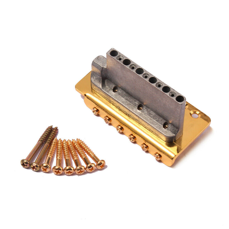 1 Set Golden Electric Guitar Tremolo Bridge String Spacing 10.5mm