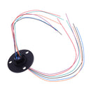 Capsule slip ring 6 circuits wires 22mm 2A AC 240V test equipment FT