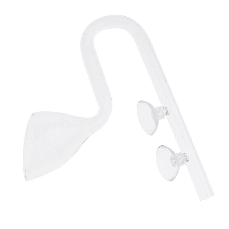 13mm Plant Aquarium Clear Glass Lily Pipe Inflow and Lily Pipe Outflow