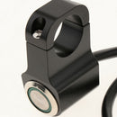 Universal 12V 7/8" Universal Motorcycle Handlebar Reset Switch Button Green