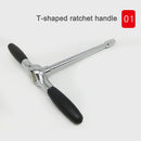 T-Type Ratchet Wrench Multi-Function Wrench Car Key Motorcycle Repair Tool