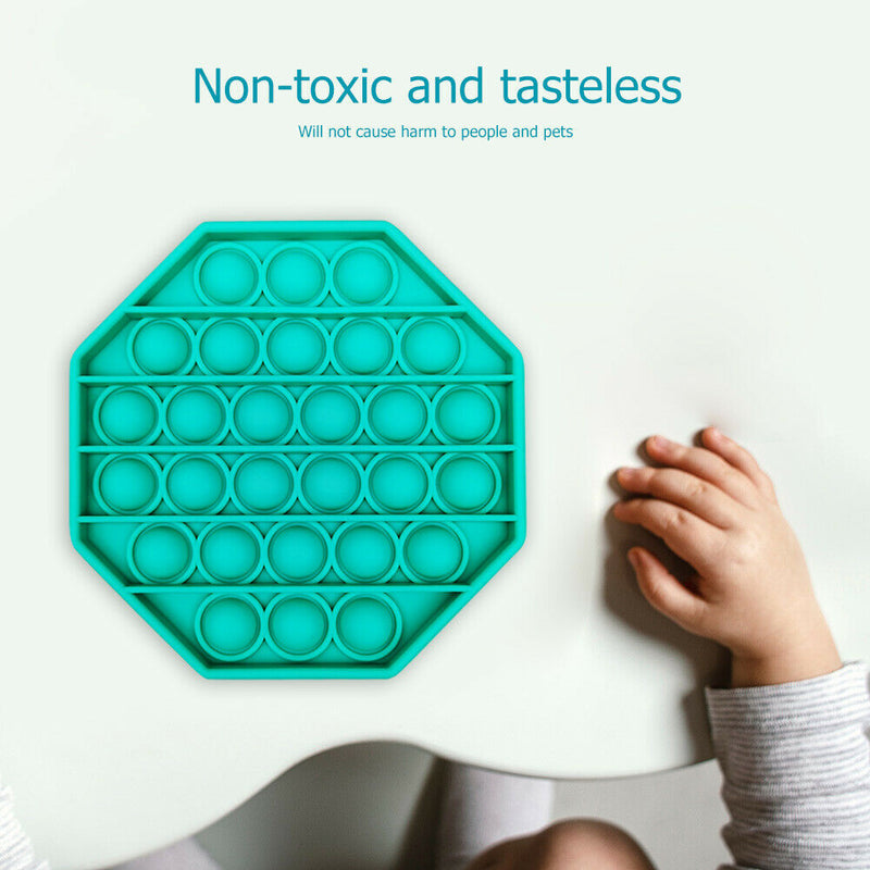 Autism Push Bubble Sensory Toys Relief Stress Squeeze Toys (Bright Green)