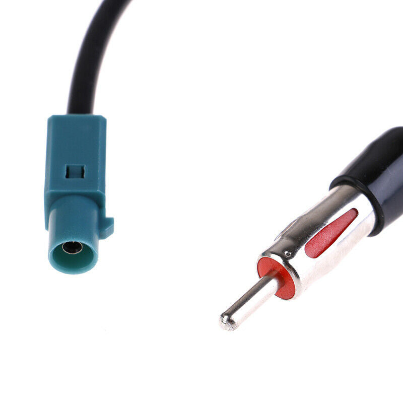 1Pc Car Aerial Radio Antenna Adapter Cable Wire Harness Plug CD antenna end li!E