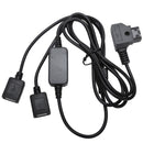 New P-Tap D-Tap PowerTap 14.8v Battery to Two Female USB 5v 2A DC Power Ada