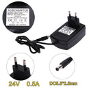 DC24V 0.5A Adapter AC 100V-240V to DC 24V Converter Power Supply Adapter 5.