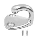 Large Hat Coat Hooks Wall Door Double Hanger Clothes Bathroom Robe Peg Holder
