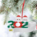 2020 Christmas Personalized Survived Family Masked DIY Blessing Pendants A
