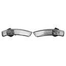 1 Pair Of Mirror Turn Signal Corner Light Lamp Cover Shade Screen For Ford