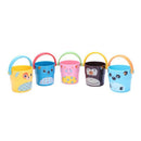 Toddler Bathtime Set Of 5 Zoo Stack And Pour Buckets For Children