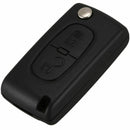 Flip Remote Keyless Key case shell for PEUGEOT 207 307 307S 308 407 607 Wit