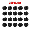 20x Cable Clips Tidy Cord Lead Desk Organiser USB Charger Holder Self-Adhesive