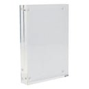 Clear Acrylic Magnet Photo Frame Stand Baby Wedding Photo Frame Vertical or