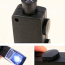 Taschenmikroskop 60X-100X Zoom Mini Mikroskop LED Licht Lupe NEU QKQ