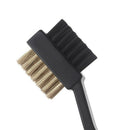 Dual Bristles Golf Club Brush Cleaner Ball 2 Way Cleaning Clip Groove Light