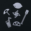 6pcs DIY Cute Objects Cutting Die Metal Stencils for Scrapbook Emboss Decor