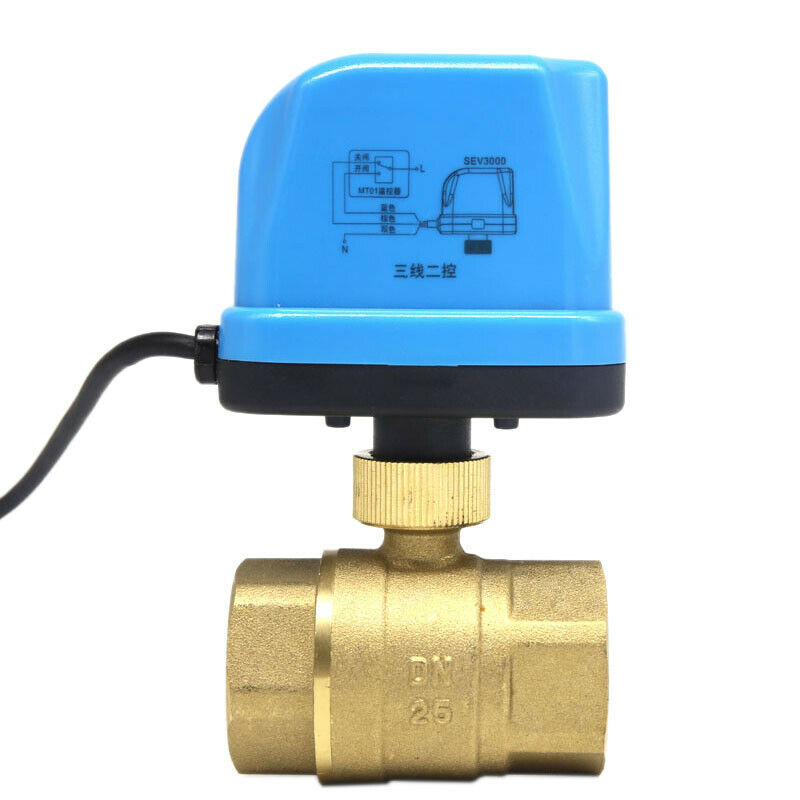 24V Dn15 Electric Two-Way Valve Three-Wire Two-Control One-Control Mini Ele J7H3