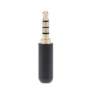 10x 4-Pole 3.5mm 1/8" Male Repair Headphone Jack Plug Metal Audio Connectors