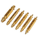 6 pcs Screw Remover, Damaged Screwdriver Set, Broken Bolt Screw Remover, Sc W1I1